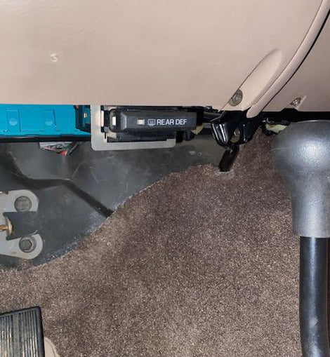 OBS Solutions Bronco Rear Defrost Relocation Bracket - 1992-1996 Ford Bronco OBS Solutions