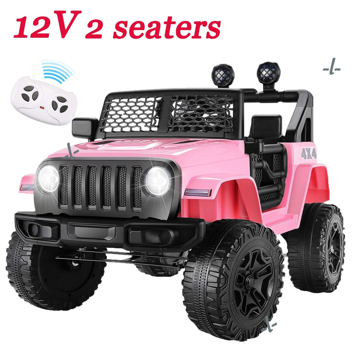 12V Electric Ride-On Car for Kids with Remote Control - 4 Wheel Toy Vehicle