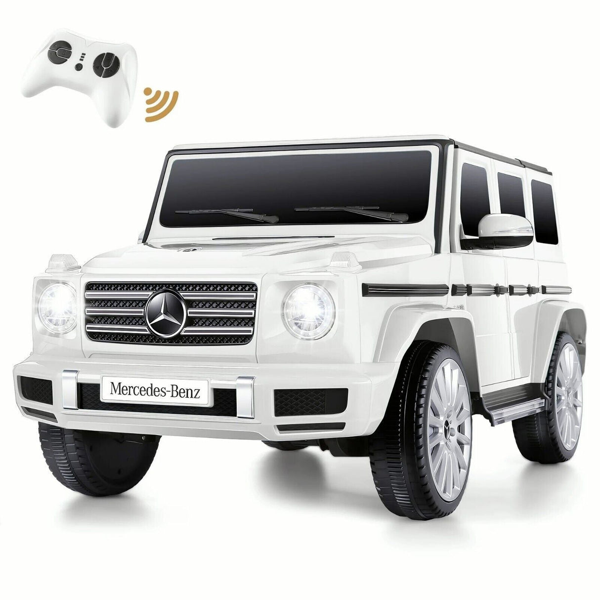 Licensed Mercedes Benz G500 4WD Electric Ride-On Car for Kids with Parental Remote Control