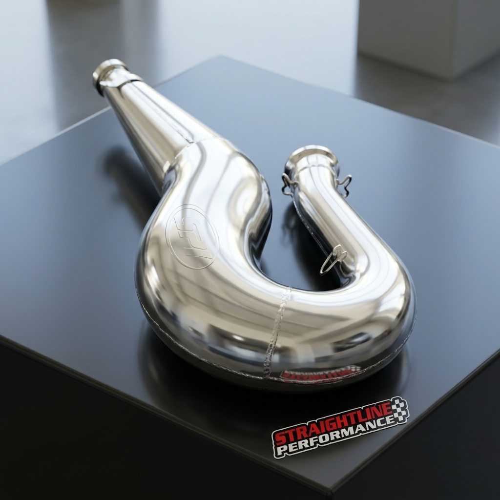 Straightline Performance Single Pipe for Ski-Doo 800R E-TEC