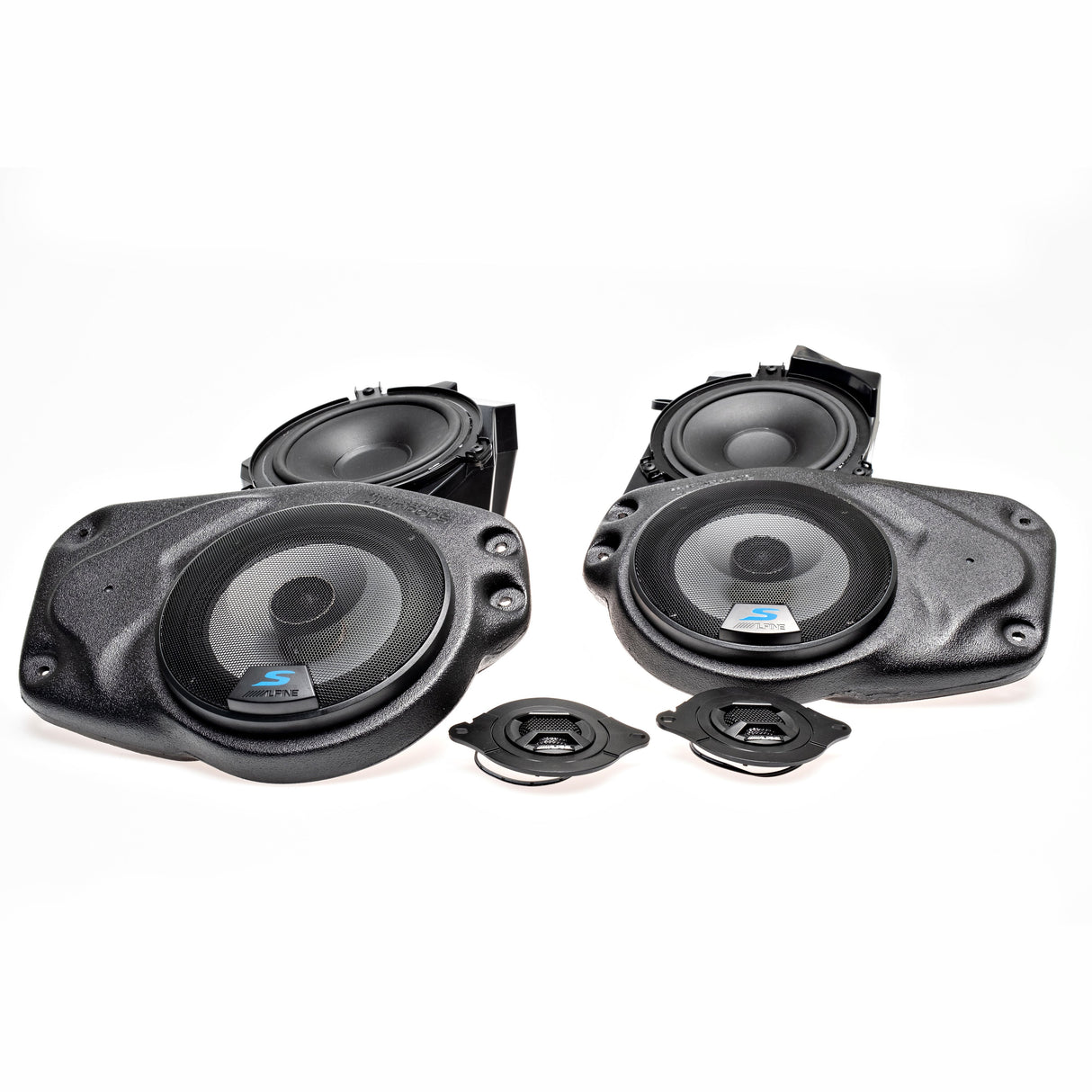Alpine Plug & Play Full Speaker S65 Upgrade Bundle | '18-'23 JL Wrangler/ '20-'23 JT Gladiator