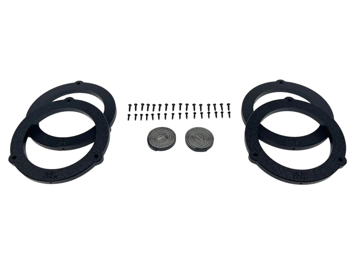 2011-2026 Ford, Mazda & Lincoln 6.5-inch Speaker Adapters | CNC-Machined No-Drill Ten87 Design