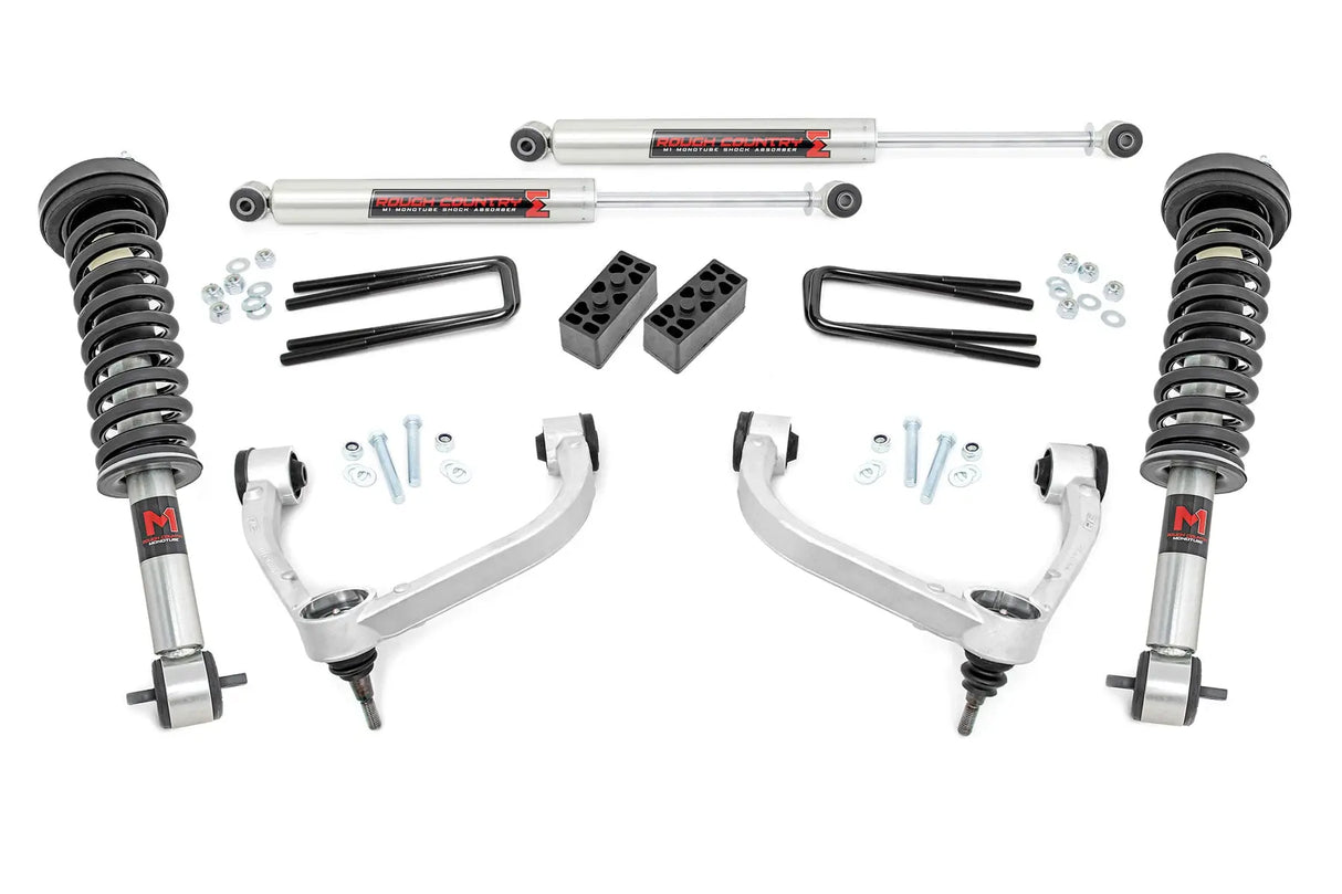 Rough Country 3 Inch Lift Kit Ford F-150 4WD 2014-2020 545-config