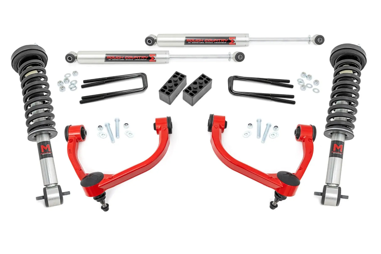 Rough Country 3 Inch Lift Kit Ford F-150 4WD 2014-2020 545-config