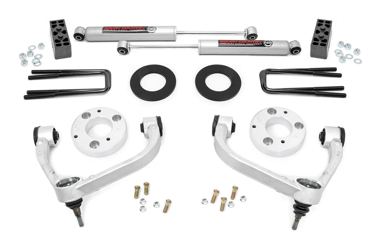 Rough Country 3 Inch Lift Kit Ford F-150 4WD 2014-2020 545-config