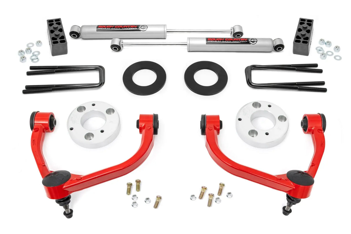 Rough Country 3 Inch Lift Kit Ford F-150 4WD 2014-2020 545-config