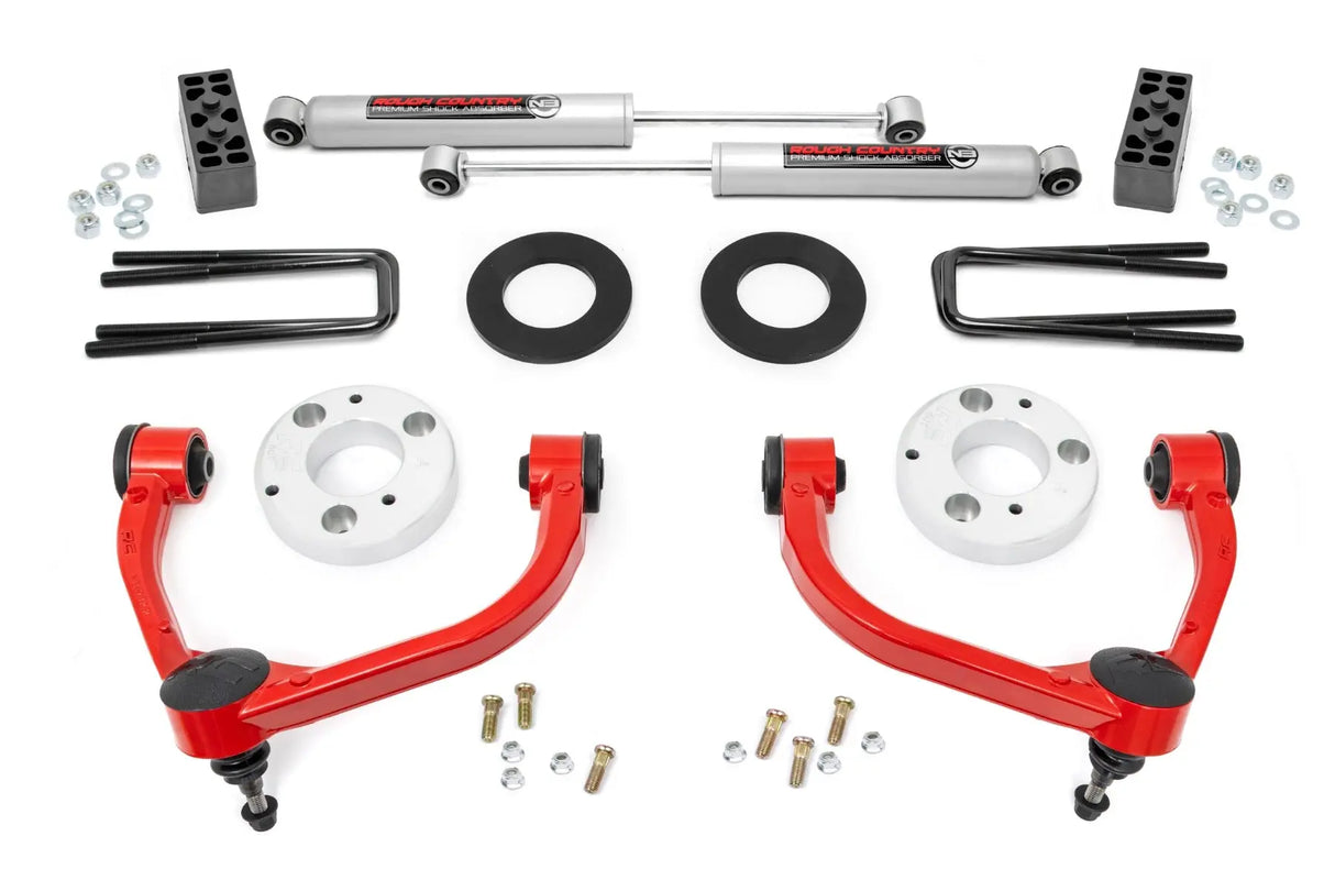 Rough Country 3 Inch Lift Kit Ford F-150 4WD 2014-2020 545-config