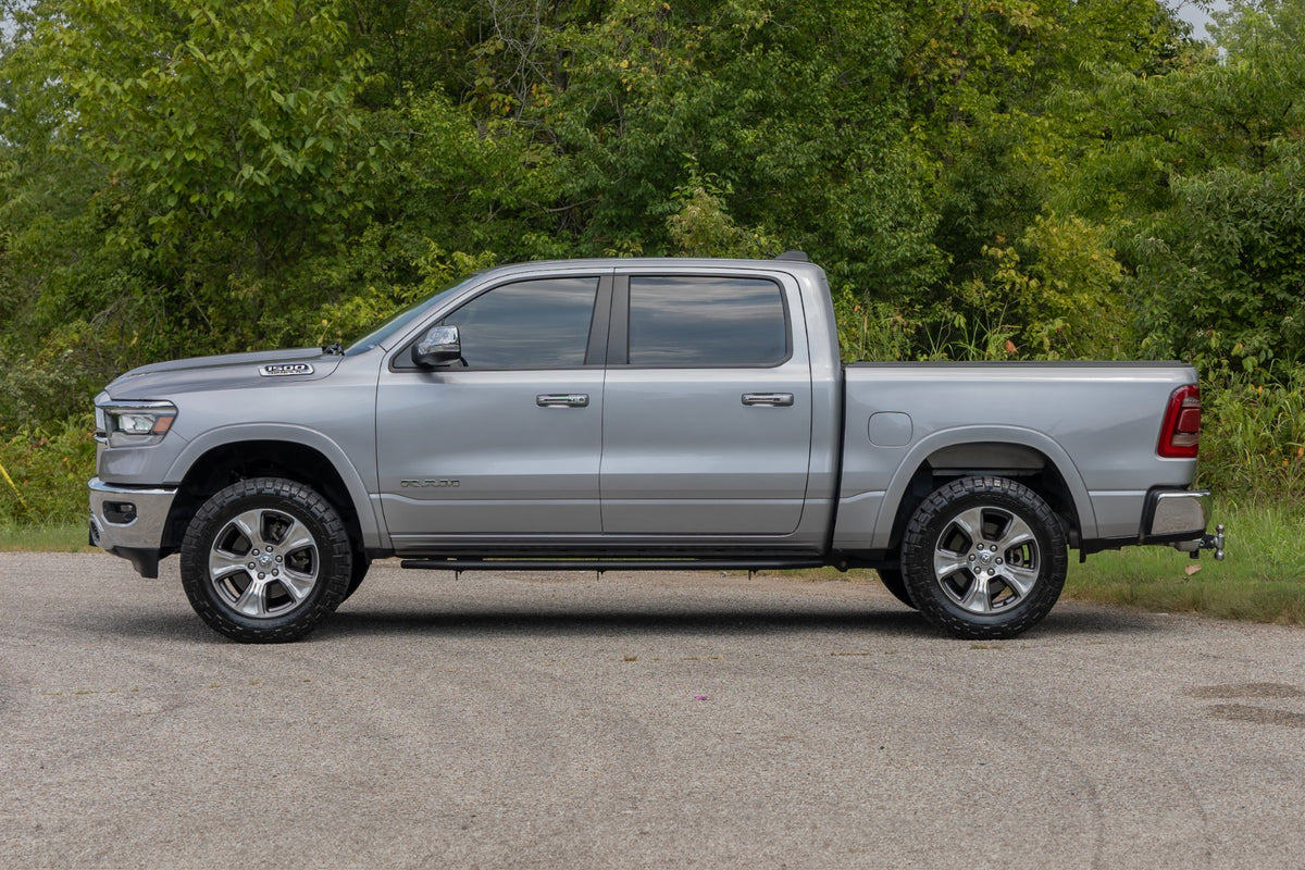 OV2 Running Boards Side Step Bars Crew Cab Ram 1500 (19-26)/1500 TRX (21-24) Rough Country