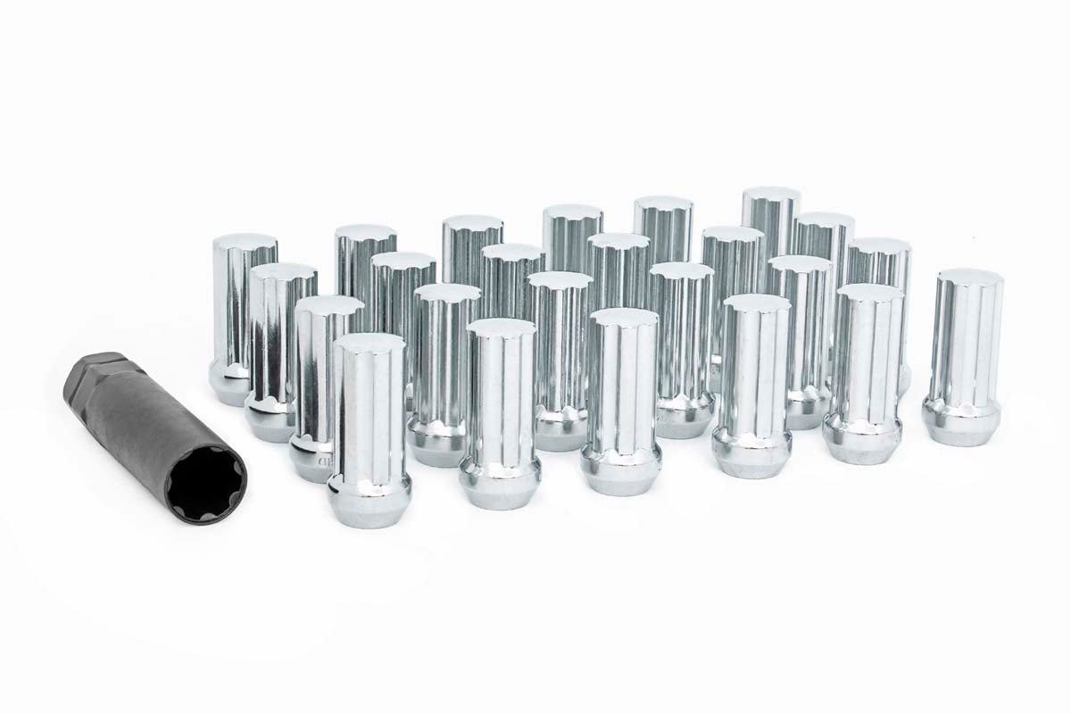 M14 x 2.0 Lug Nut Set of 32 Chrome Rough Country