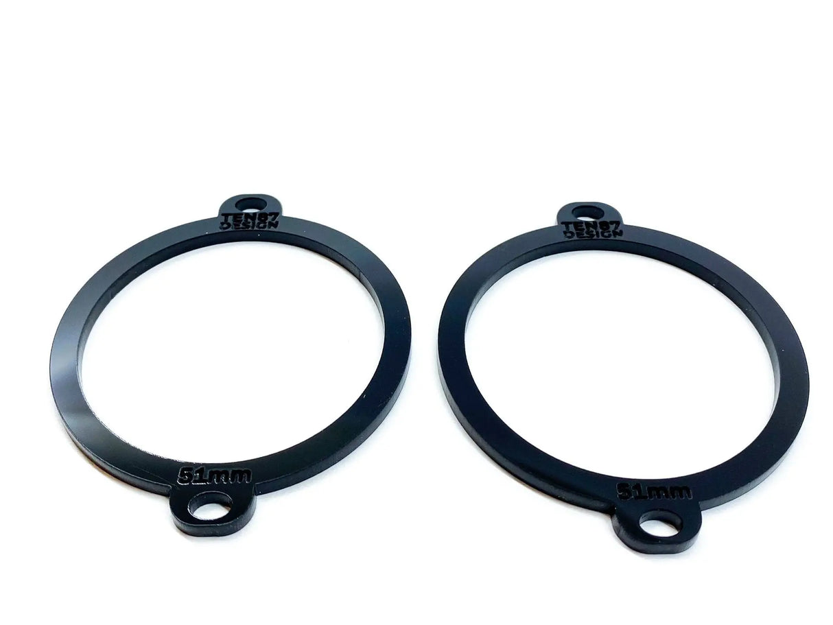 2015-2022 Ford F-150 & Super Duty Tweeter Adapters | Laser-Cut to Your Tweeter Ten87 Design