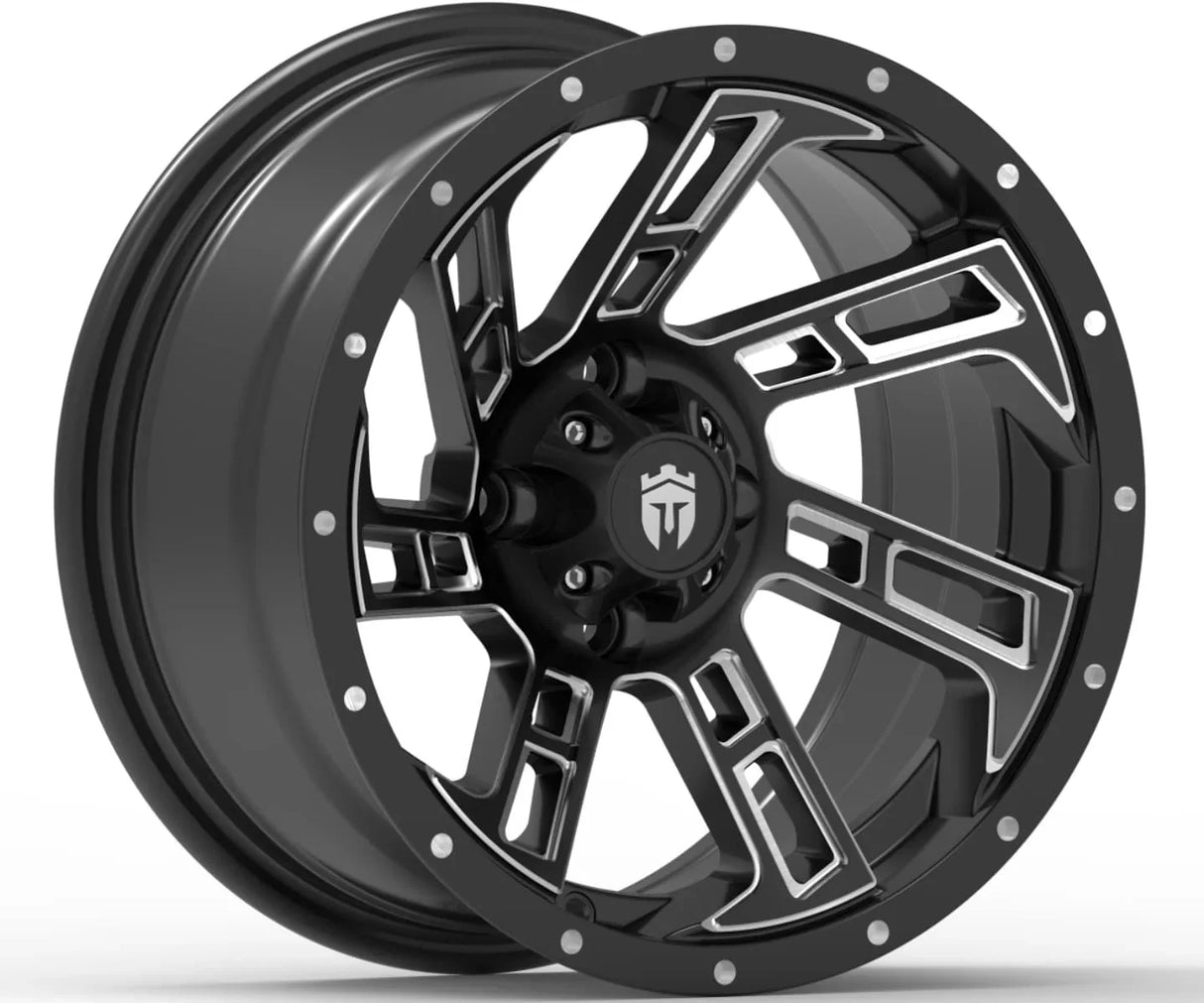Empire 14" Hook HK2 Wheel with X Comp Golf H/T Tire Package