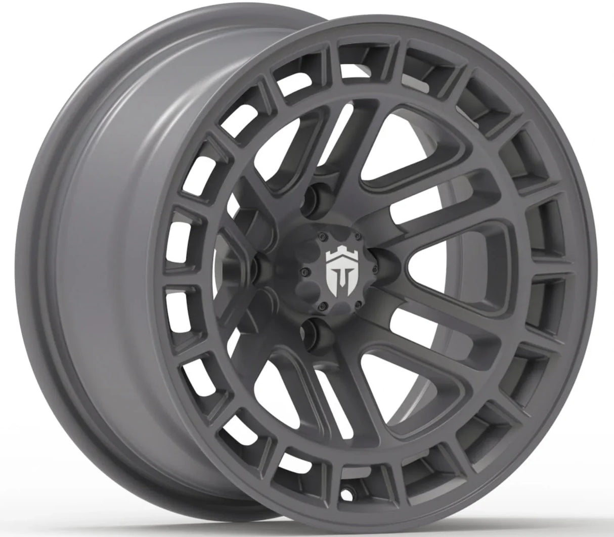Empire® 14" Quest MG Matte Gray Golf Cart Wheel