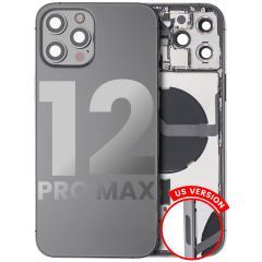 Back Housing W/ Small Components Pre-Installed - iPhone 12 Pro Max TekShack