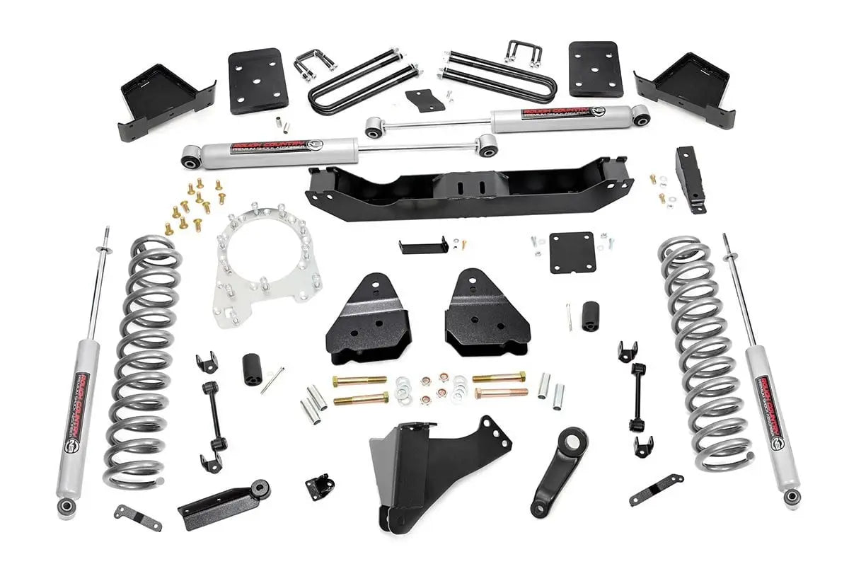 Rough Country 4.5 Inch Suspension Lift Kit Ford F-250/F-350 Super Duty 4WD 2017-2022 55020