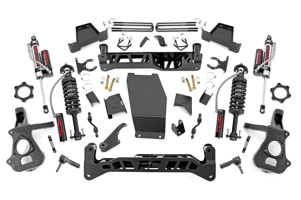 7 Inch Lift Kit Alum/Stamp Steel Vertex Silverado/Sierra 1500 4WD (14-18 & Classic) Rough Country