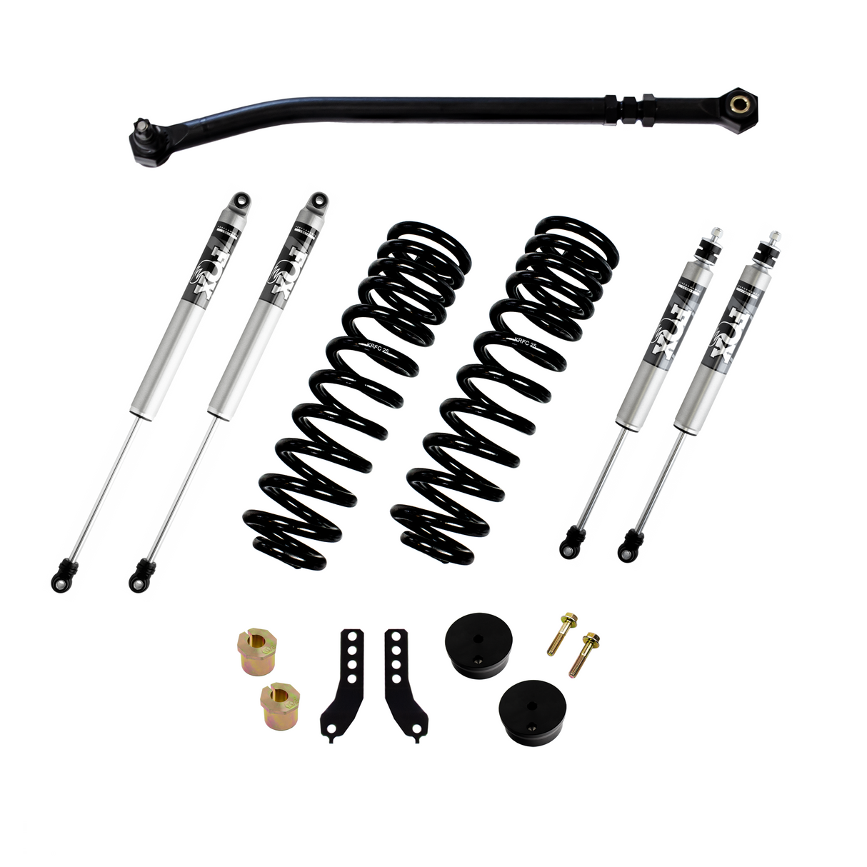 KRYPTONITE FORD SUPER DUTY F250/F350 STAGE 2 LEVELING KIT WITH FOX SHOCKS 2017-2025