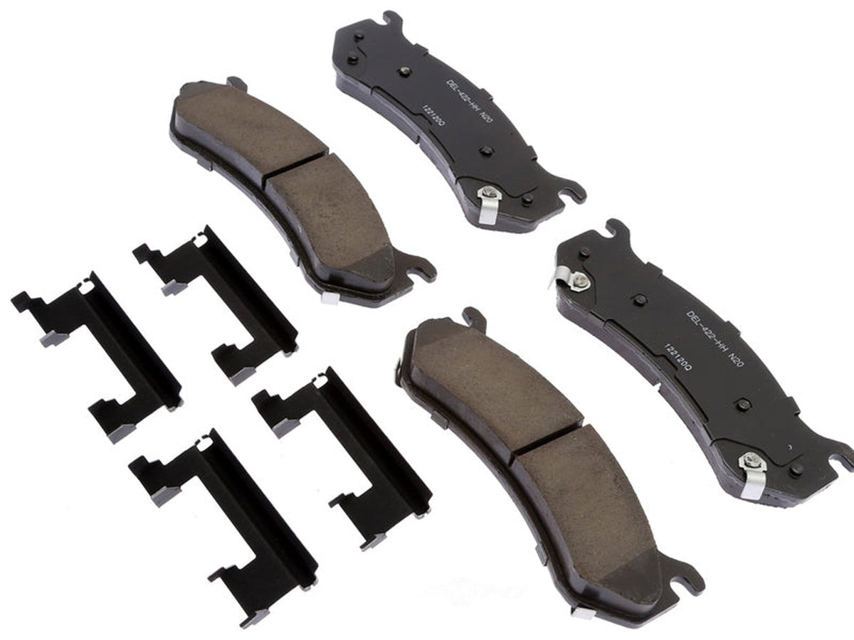 ACDelco 19428025 OE Rear Ceramic Brake Pads, Single Rear Wheels, 2001-2010 GM 6.6L Duramax LB7 LLY LBZ LMM GM