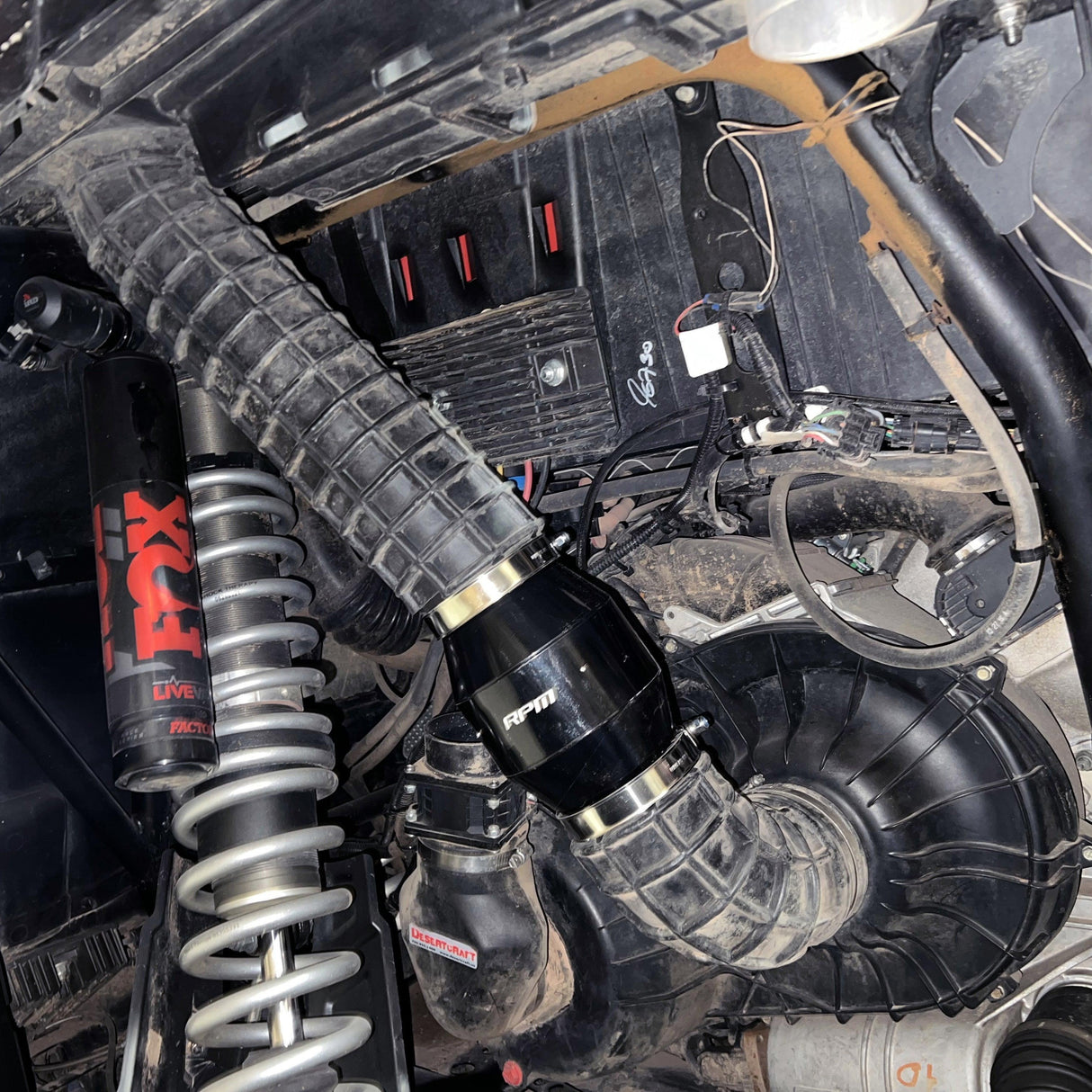 RPM 2018-22 Turbo S, & RS1, 19-24 RZR XP Turbo "ECF" Electric Clutch Blower Fan Kit - Lower Clutch / Belt Temperature