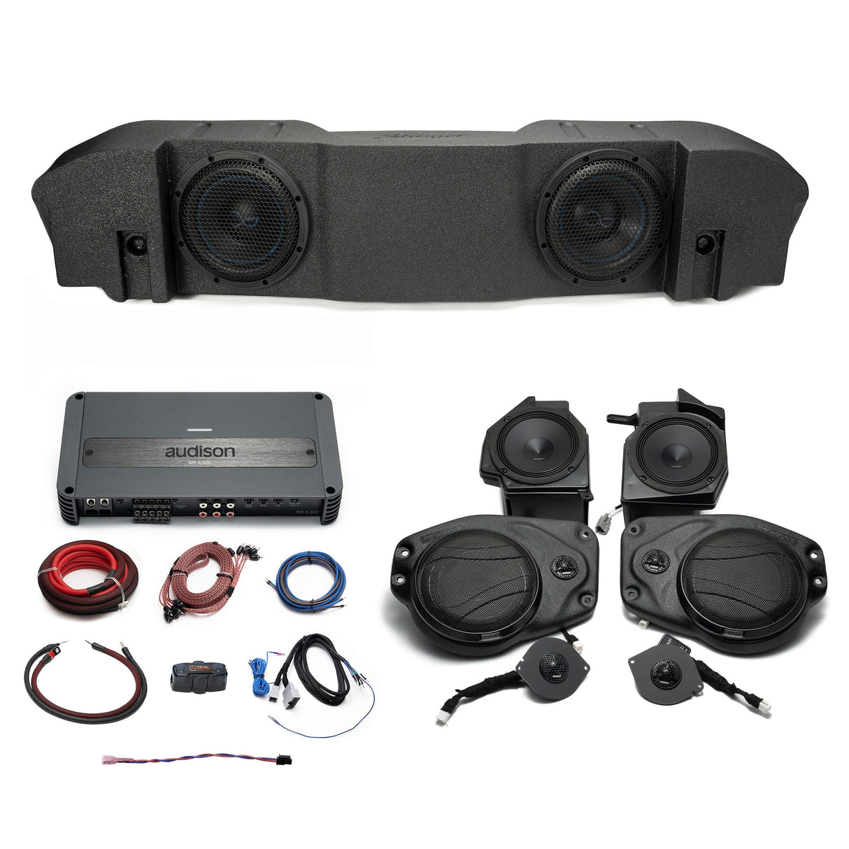Hertz-Audison Prima Plug & Play (5-Channel) Full System Bundle Upgrade | '18 - '23 JL Wrangler/ '18 - '23 JT Gladiator