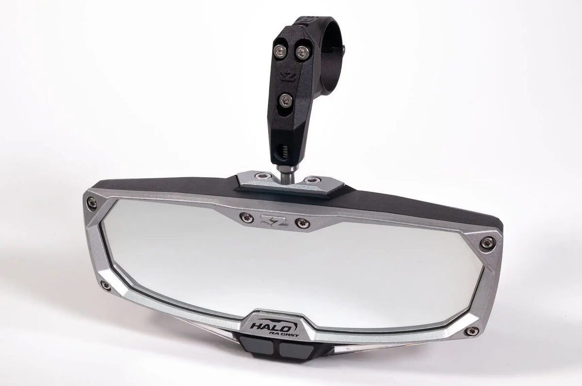 Seizmik 56-18019 Halo-RA LED Rearview Mirror, cast aluminum bezel, 1.75" clamp - main view