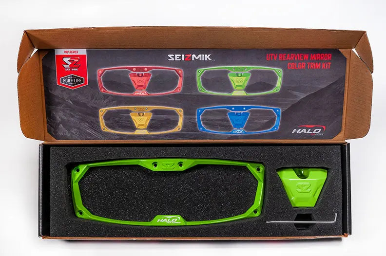 Seizmik 56-18101 Halo-RA Series Cast Aluminum Trim Kit, Green - main view