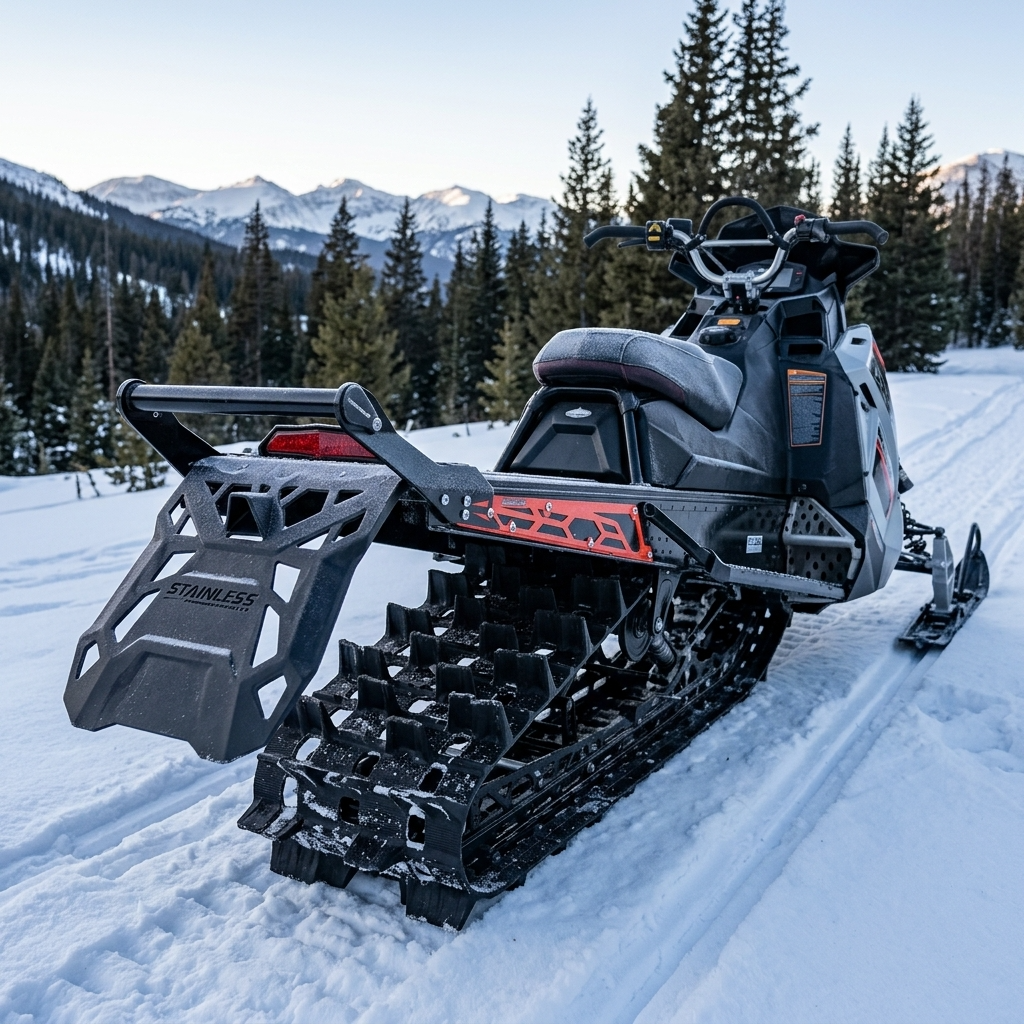 Straightline Performance Hide-N-Go Rear Storage Bumper for Polaris AXYS RMK