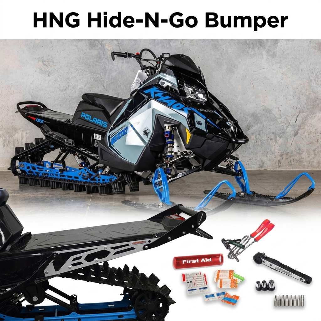 Straightline Hide-N-Go Rear Storage Bumper for Polaris Matryx Slash