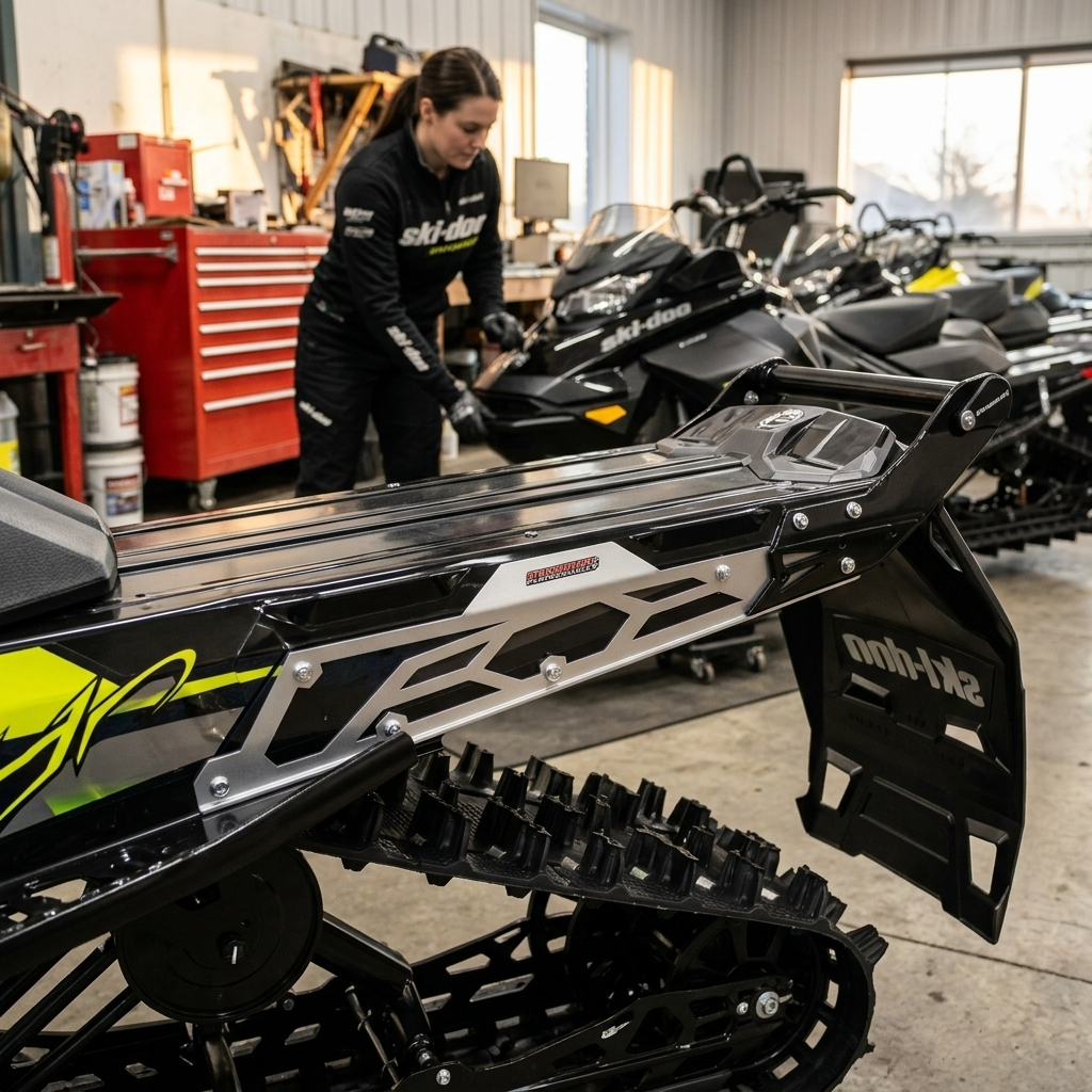 Straightline Performance Hide-N-Go Rear Storage Bumper for Ski-Doo Gen 4/Gen 5 & Lynx Radien