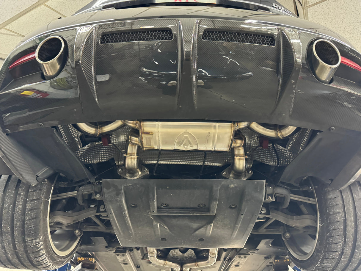 Aston Martin DBS V12 Valved Sport Exhaust System Valvetronic Designs
