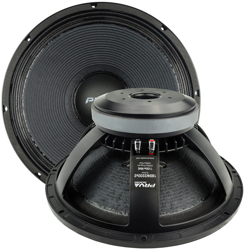 PRV Audio 18SW2200 v2 18 inch Subwoofer 2200 Watts 8 Ohm
