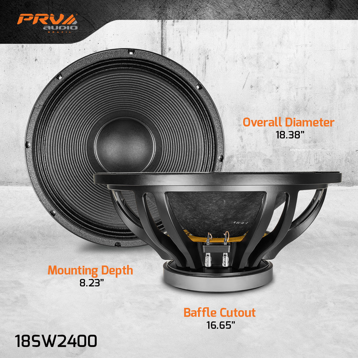 PRV 18SW2400 Subwoofer PRV Audio