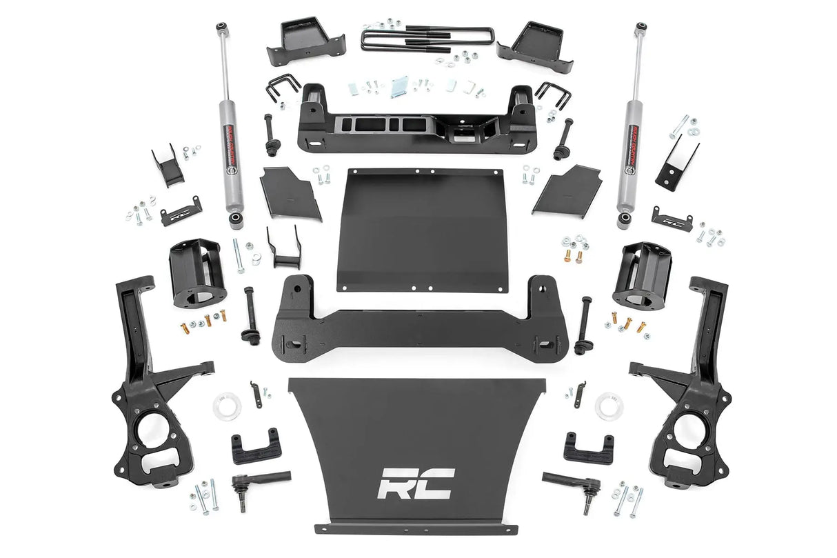 Rough Country 6 Inch Suspension Lift Kit Chevy Silverado 1500 4WD 2019-2024 21731