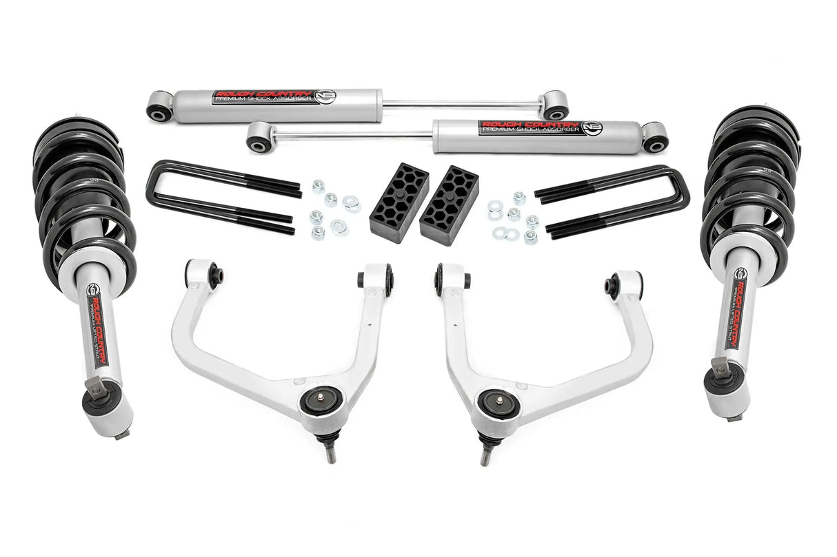 Rough Country 3.5 Inch Suspension Lift Kit Chevy Silverado 1500 2WD/4WD 2019-2024 29531A