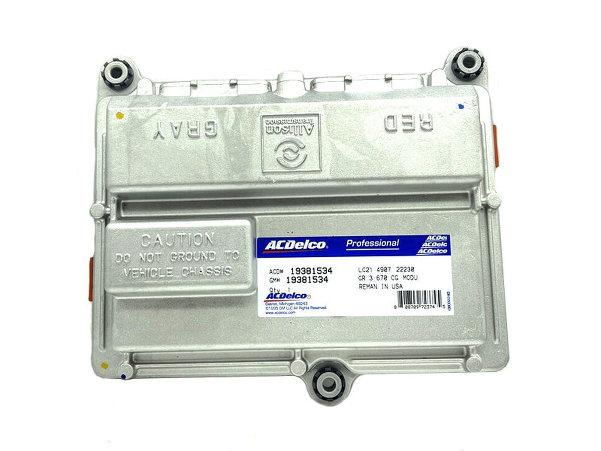 (Sold Out) 19381534 OE Transmission Control Module, Allison 5 Speed, 2001-2005 GM 6.6L Duramax LB7 LLY GM