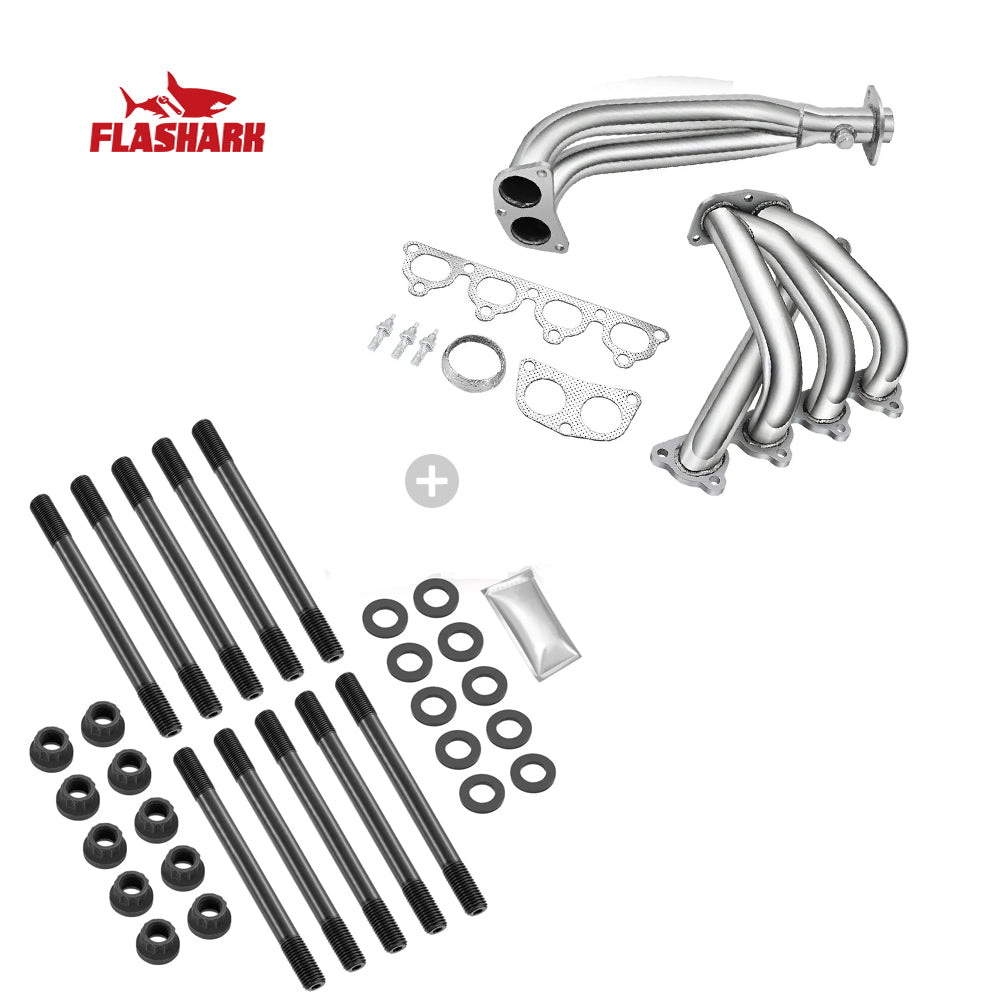 Exhaust Headers For 1988-2000 Honda Civic / Crx / Del Sol SOHC D16 (D16A6/D16Z6/D16Y8) Flashark