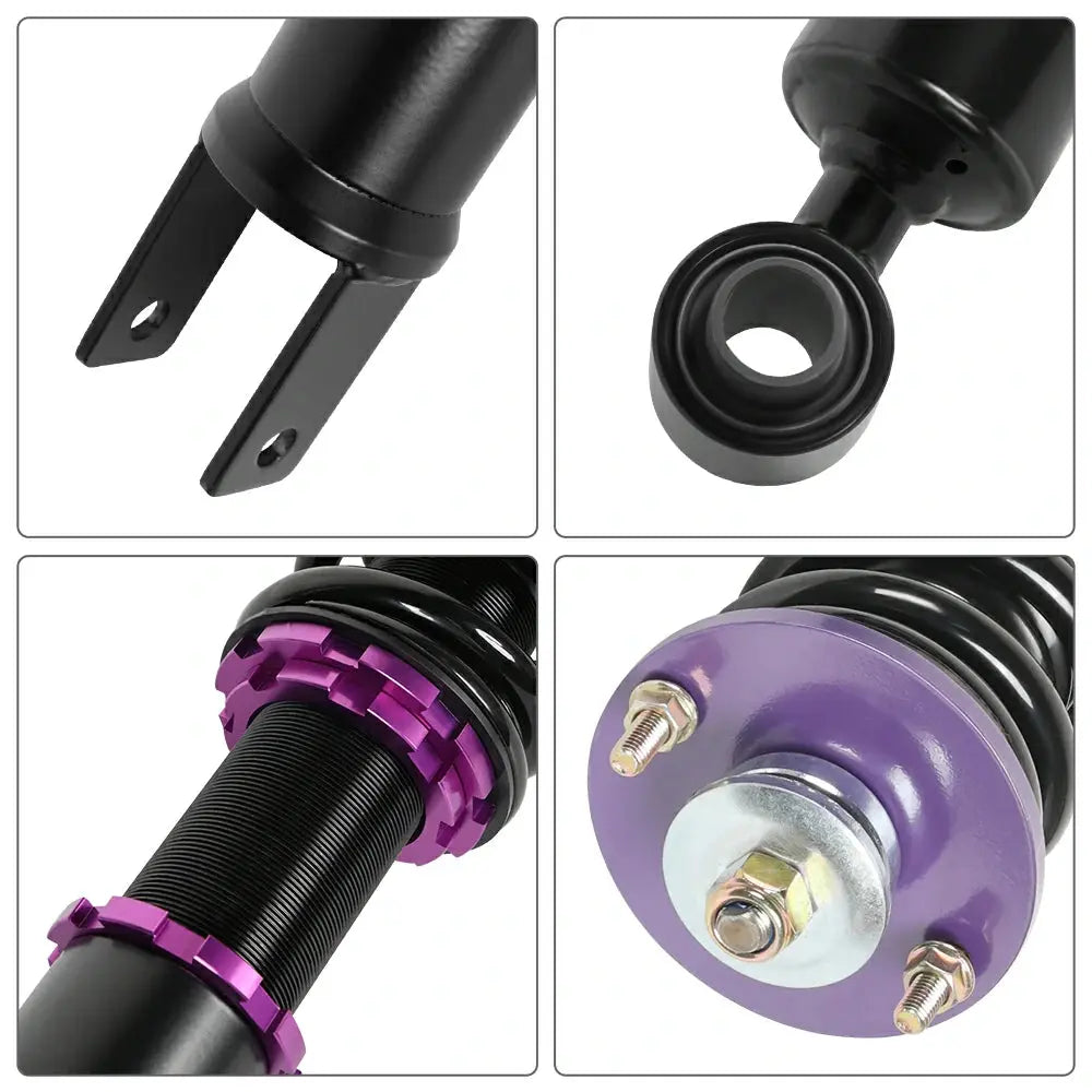 Adjustable Coilover Shock Absorbers Struts 4PCS for 1990-1996 Nissan 300ZX Z32