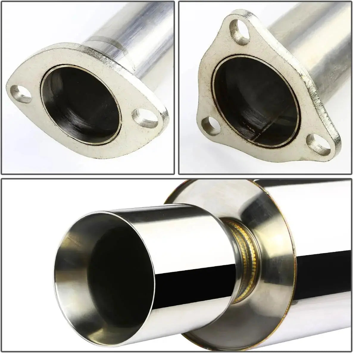 1998-2002 Honda Accord EX/LX 3.0L V6 Catback Exhaust System w/4.5 Inches Muffler Tip SOHC J30A1