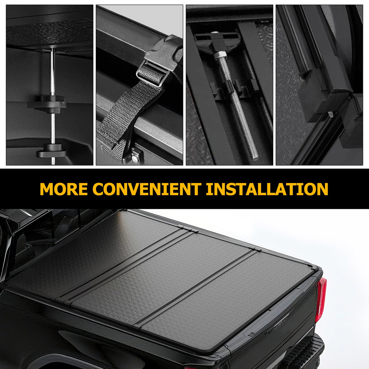 Trucktok 2014-2018 Chevy Silverado Sierra 5.8FT 3-Fold Hard Bed Tonneau Cover TruckTok