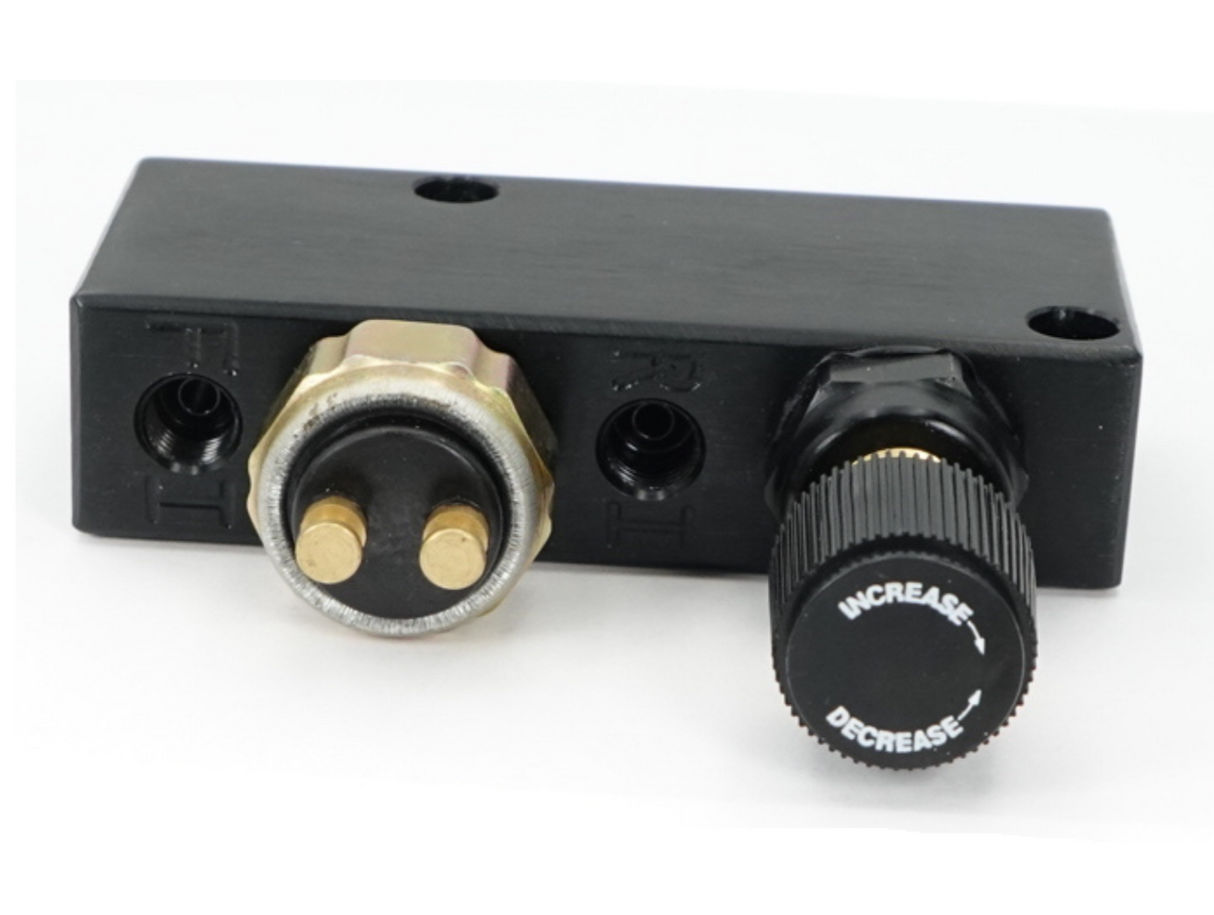 New Prop Block - Assembly for 3/16" Lines. Black A0730