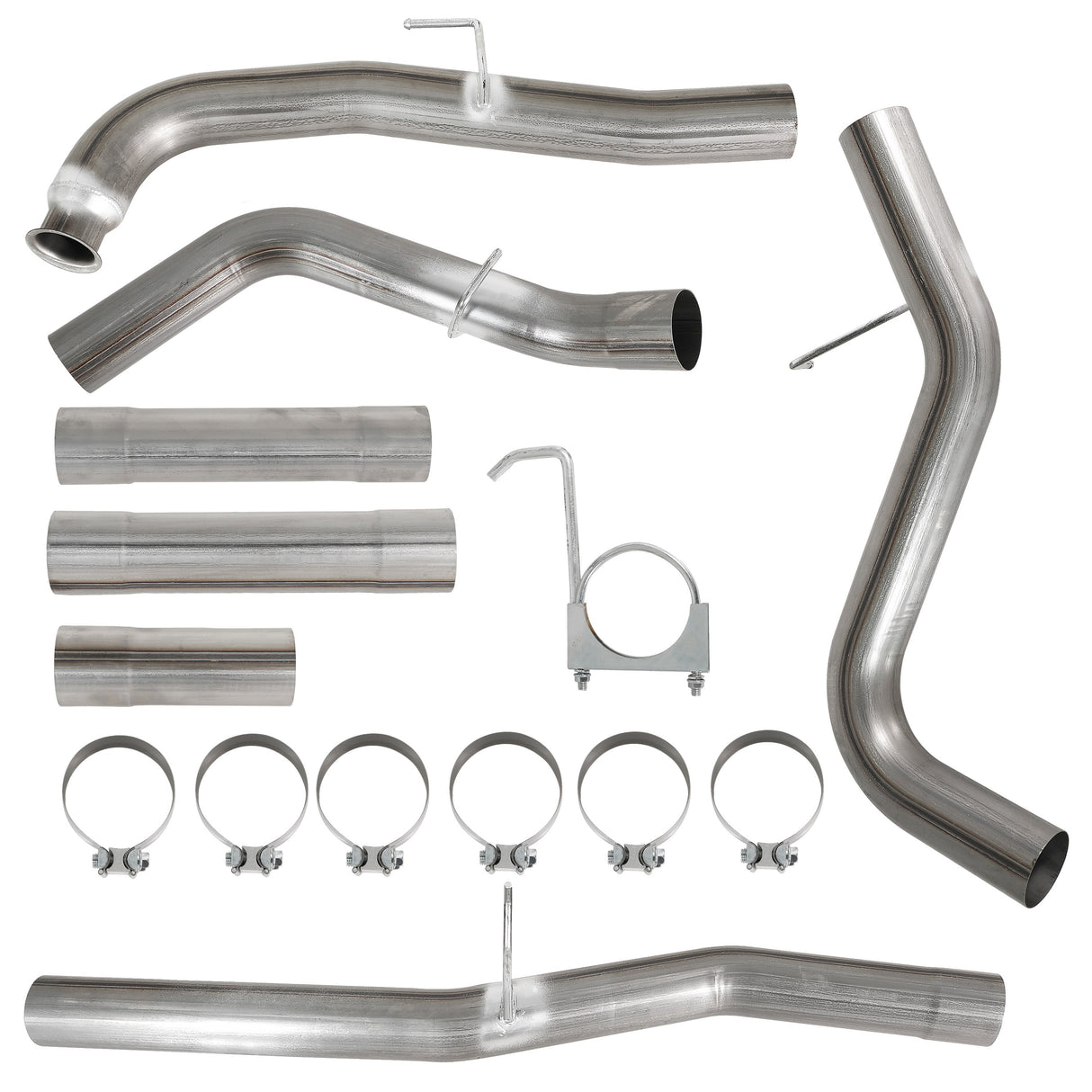 TruckTok 2011-2015 6.6L GM Duramax LML 4" Downpipe Back DPF Delete Race Pipe TruckTok