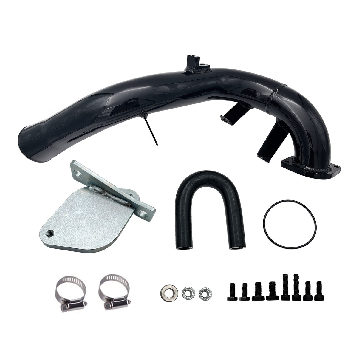 TruckTok 2007.5-2010 6.6L Duramax Passenger Up-Pipe & EGR Delete Kit w/intake TruckTok