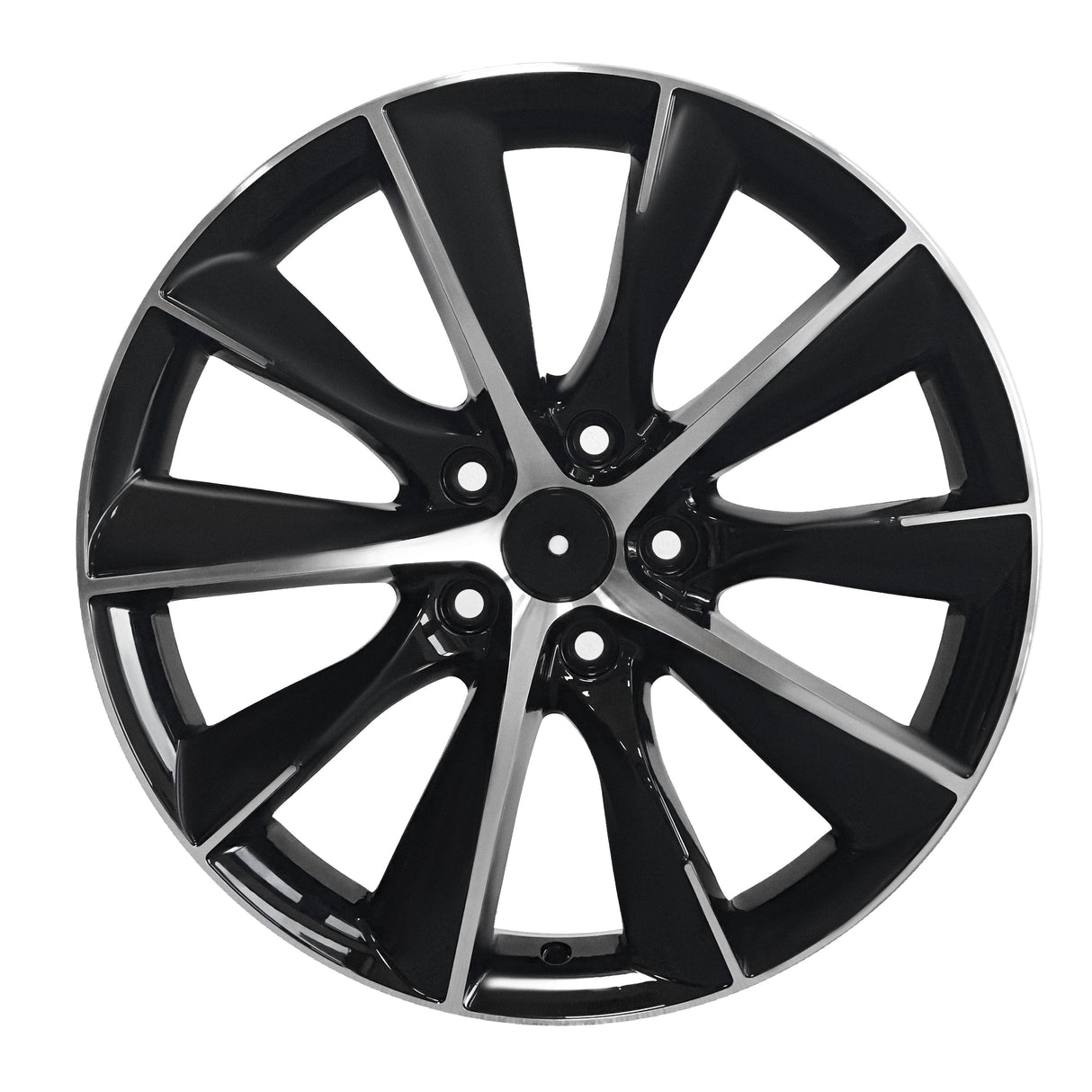 Tesla Wheels 18x7.5" pcd 5x114.3mm Black Machine Face 4pcs Model Y 3