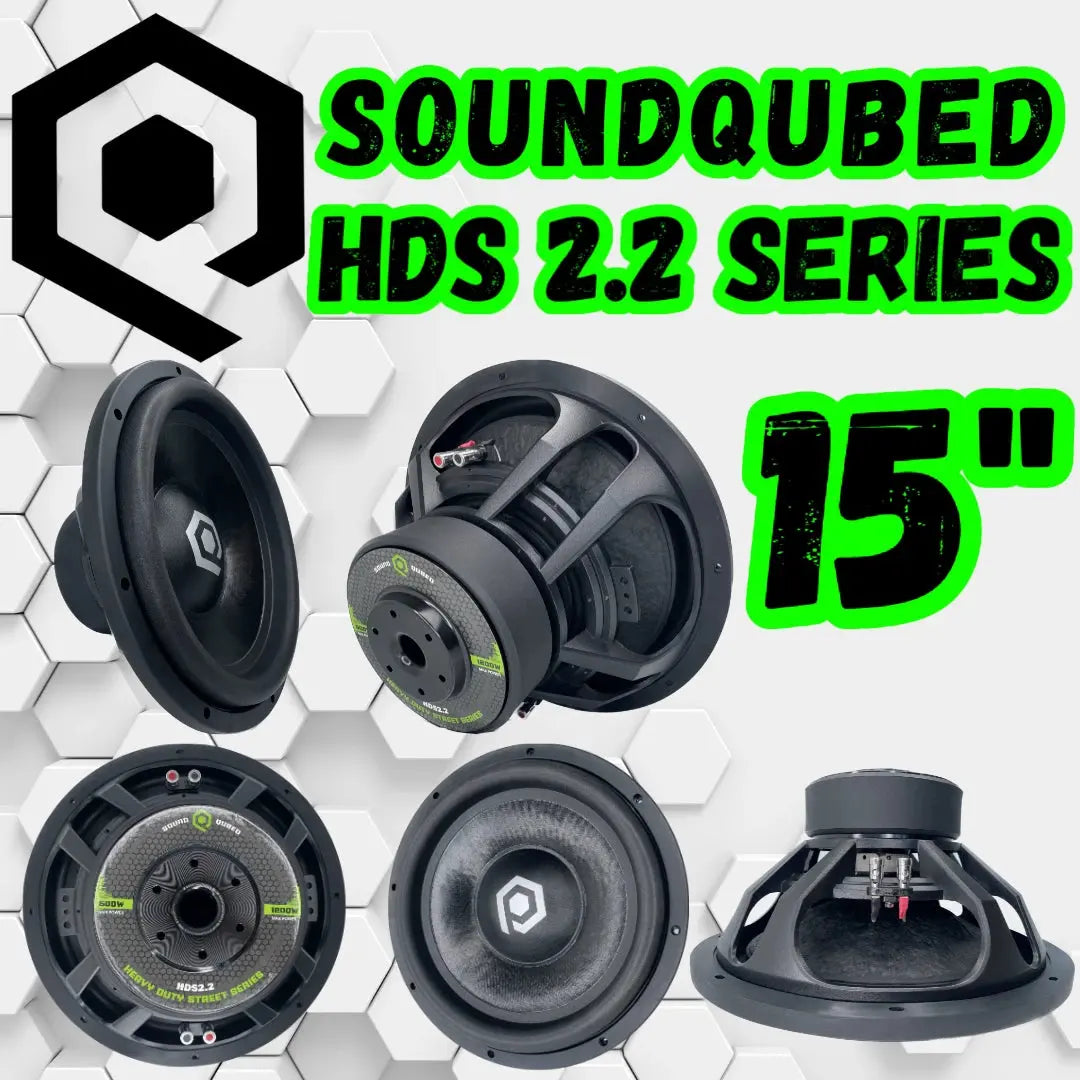 SoundQubed HDS2.215 15-Inch Car Subwoofer
