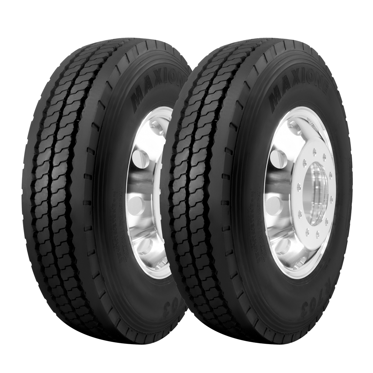 (Set of 200) 11R 22.5 16 PR Closed Shoulder Drive Truck Tire with 22.5 x 8.25 Wheel (Mounted) x200