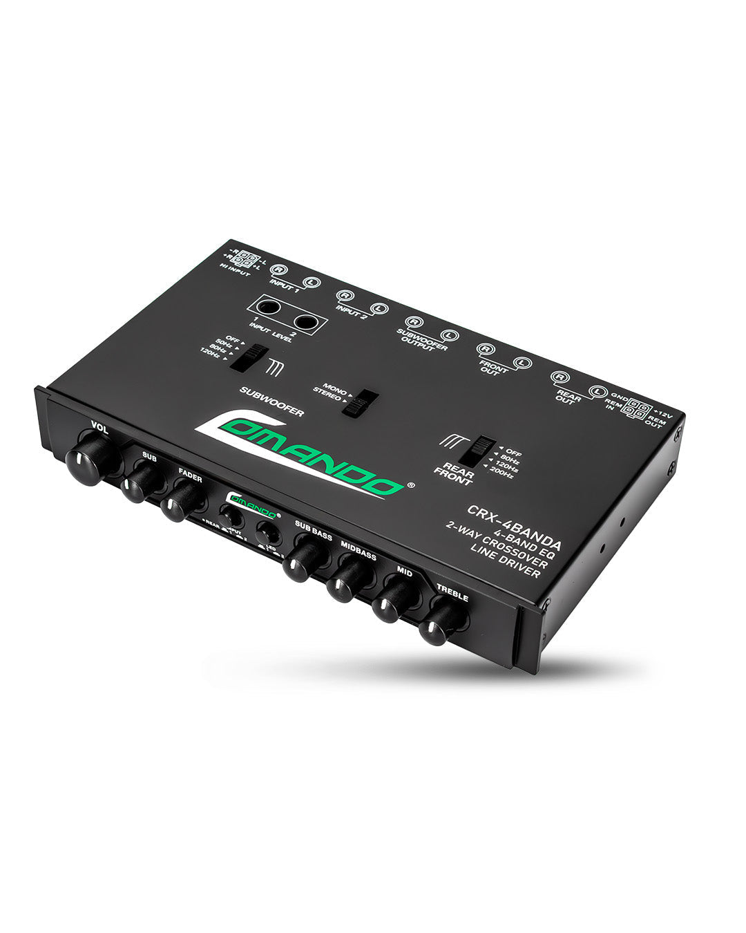 CRX-4BANDA | 4 Bands Equalizer Comando Audio Inc.