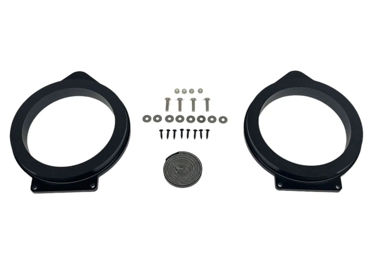2019-2026 Silverado & Sierra Speaker Adapters | 1-inch CNC-Machined HDPE Ten87 Design