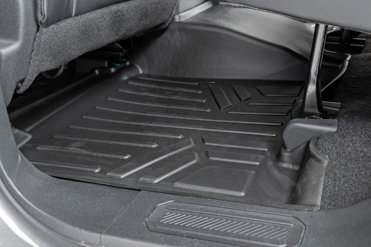 Rough Country Floor Mats Front & Rear Ford Bronco 4WD 2021-2026 M-51602