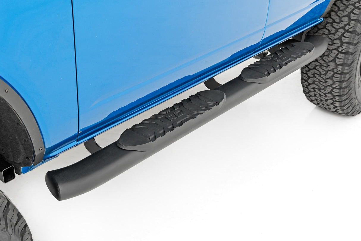 Rough Country Oval Nerf Steps 4-Door Ford Bronco 4WD 2021-2026 21011