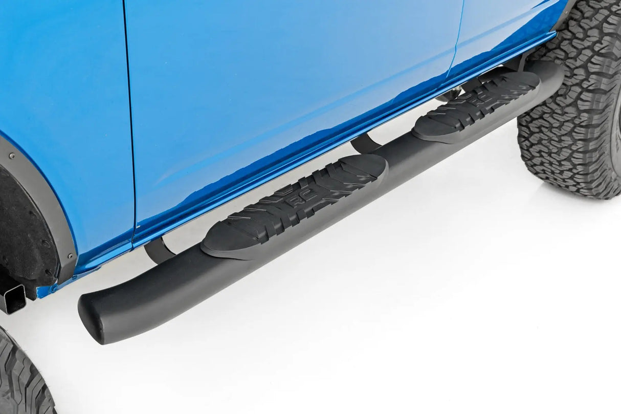 Rough Country Oval Nerf Steps 4-Door Ford Bronco 4WD 2021-2026 21011