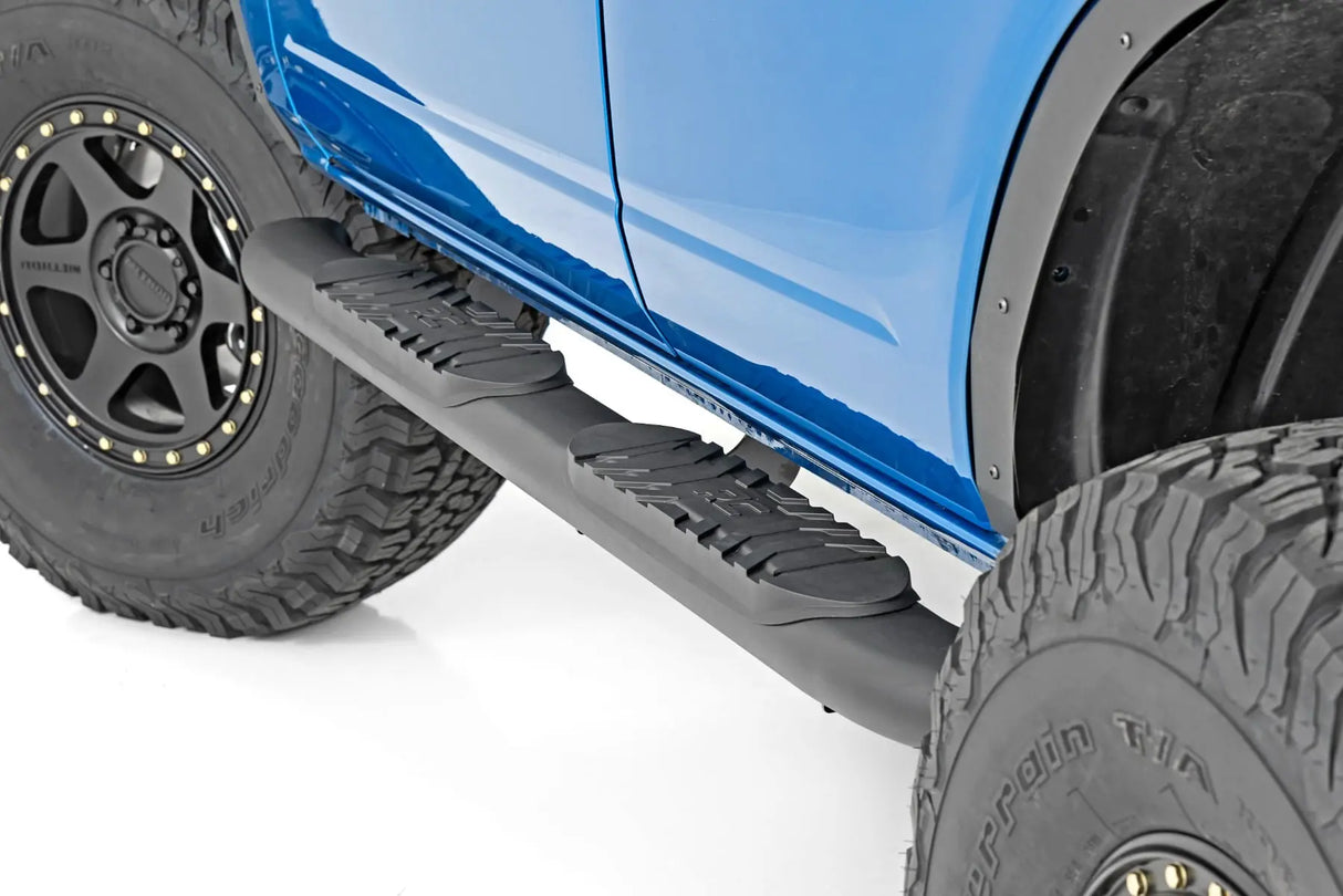 Rough Country Oval Nerf Steps 4-Door Ford Bronco 4WD 2021-2026 21011